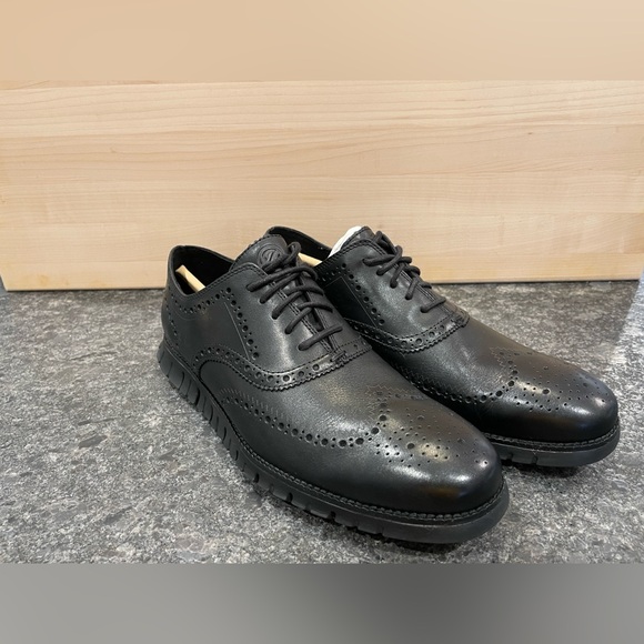 Cole Haan ZeroGrand Wingtip Oxfords - 11.5 WIDE - Black - Picture 10 of 10